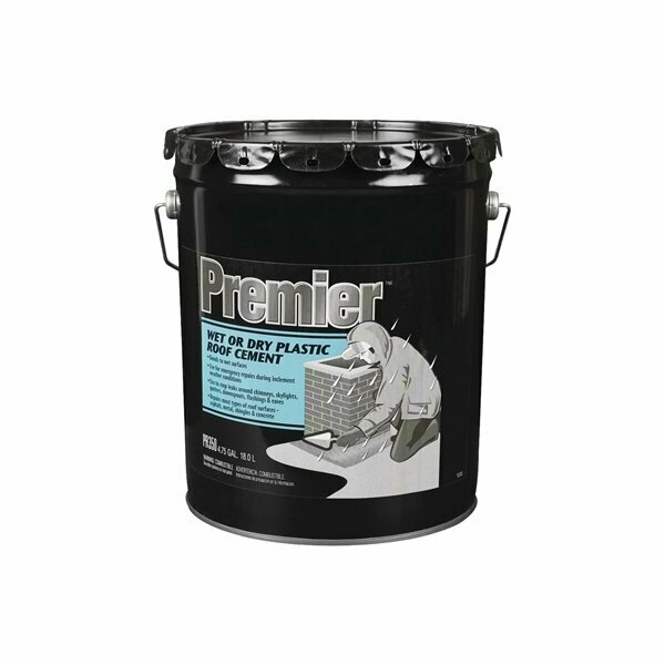 Geneva Industrial Group Roof Cement 5-Gal Prem Wet/Dry PR350070